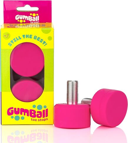 Antik Gumball Toe Stops - Rubber Roller Skate Toe Stoppers - Long (30mm) and Short (18mm) in Saudi Arabia