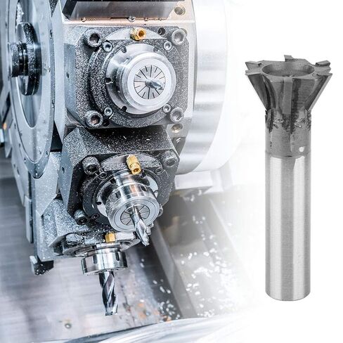Carbide Cemented Milling Cutter, 6 Flutes D40mmx60°xd20, High Hardness & Wear, Smooth Surface,Accurate, Easy Installation, Stable in Saudi Arabia