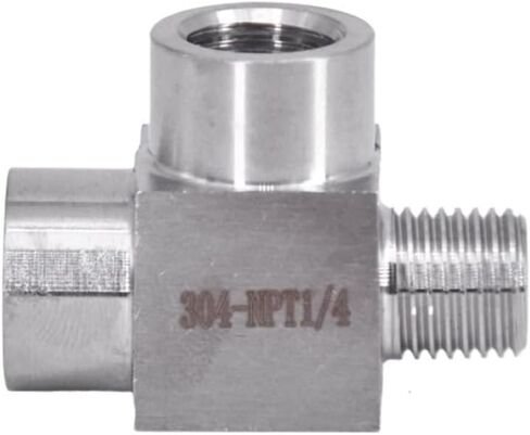Tee Fittings, 304 Stainless Steel Tee Hose Barb Fitting BSP NPT 1/8-1/2 inch Male Fem Gas Liquid in Saudi Arabia