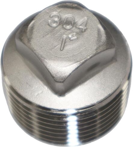 QPQ 304 Pipe Plug, 1-Inch Industrial Threaded Fitting in Kuwait
