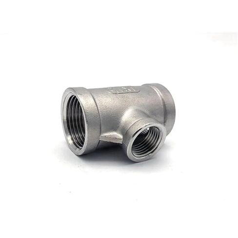 1/4'' - 2'' Female Thread Reducing Tee Type 304 Stainless Steel DN6 - DN50 Water Casting Pipe Fitting Joint 3 Ways Connector(DN10-DN8) in Saudi Arabia