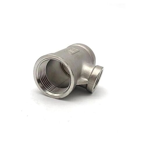 1/4'' - 2'' Female Thread Reducing Tee Type 304 Stainless Steel DN6 - DN50 Water Casting Pipe Fitting Joint 3 Ways Connector(DN10-DN8) in Saudi Arabia