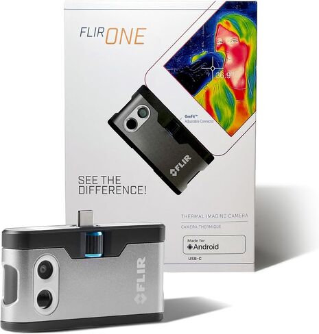 FLIR ONE Pro - Thermal Imaging Camera for iOS Smartphones (iPhone 15 and Newer w/USB-C), 320x240 Super Resolution (160x120 Native IR) in Saudi Arabia