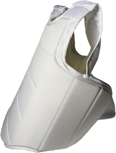 Breathable Canvas Boxing Chest Guard Rib Armour Body Protector with Foam Padding Adjustable Strap for Martial Arts Taekwondo Muay Thai Training in Kuwait