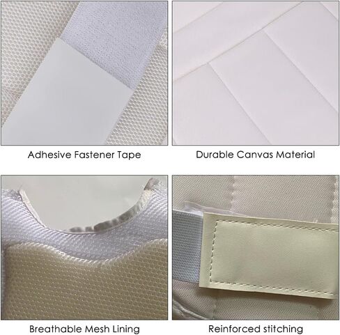 Breathable Canvas Boxing Chest Guard Rib Armour Body Protector with Foam Padding Adjustable Strap for Martial Arts Taekwondo Muay Thai Training in Kuwait