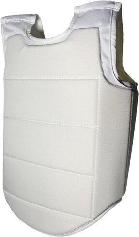 Breathable Canvas Boxing Chest Guard Rib Armour Body Protector with Foam Padding Adjustable Strap for Martial Arts Taekwondo Muay Thai Training in Kuwait