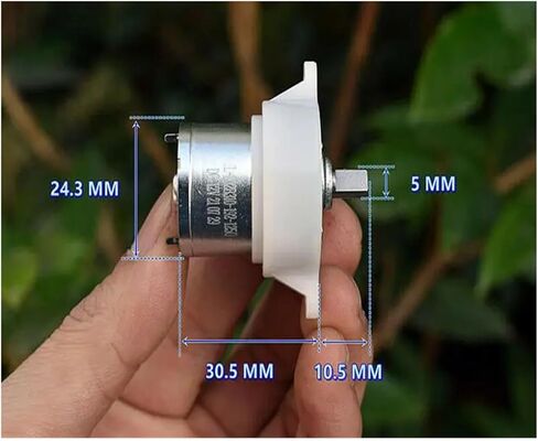 JL-S32B310 32MM Mini Silent 310 Gear Motor DC 3V 6V 9V 12V 54RPM Slow Speed ​​High Torque Metal Gearbox Motor in Kuwait