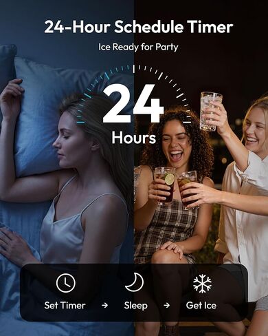 EUHOMY Commercial Nugget Ice Maker Machine, 80lbs/24H, Stainless Steel Under Counter Pebble Ice Maker with Water Filter, 9.25lbs Storage Bin, Soft Sonic Ice Machine for Home/Bar/Cafe/Restaurant in Kuwait