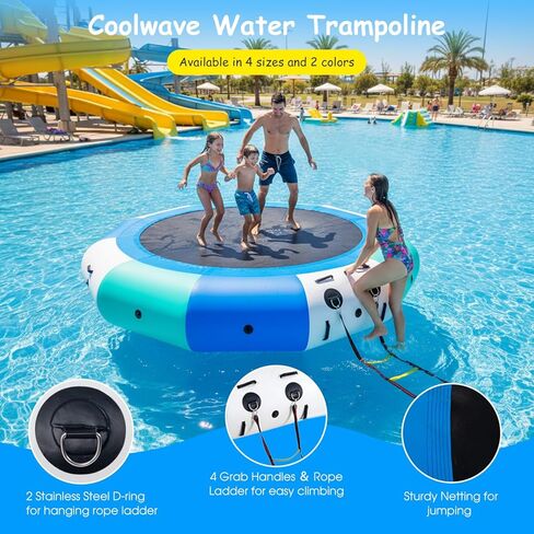 COOLWAVE ترامبولين مائي قابل للنفخ للبحيرة in Kuwait