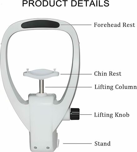 دعامة كمبيوتر لدعم الذقن والجبهة، دعامة رفع الذقن لقياس البصر، للمعدات الأوتوماتيكية- in Kuwait