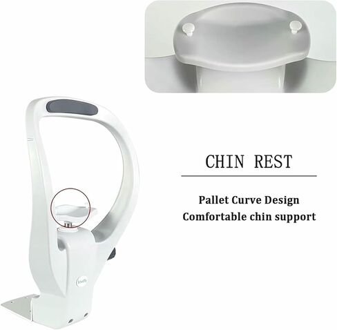 دعم الذقن والجبهة لقياس البصر - مسند متين لمقياس الانكسار التلقائي، رفع قابل للتعديل، مثالي لمتاجر النظارات ومراكز العناية بالعيون- in Kuwait