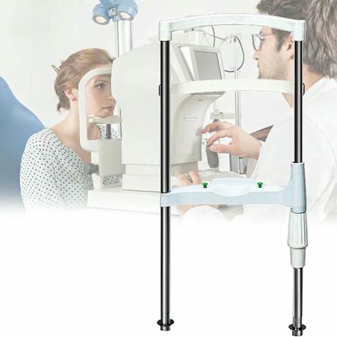 Chin Rest Vision Training Bracket,Forehead with Height Adjustment Knob,95mm Lifting Distance- in Kuwait