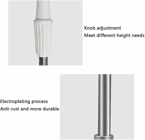 Chin Rest Vision Training Bracket,Forehead with Height Adjustment Knob,95mm Lifting Distance- in Kuwait