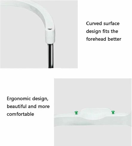 Chin Rest Vision Training Bracket,Forehead with Height Adjustment Knob,95mm Lifting Distance- in Kuwait