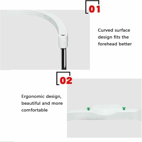 دعامة للجبهة لتدريب الرؤية، ملحقات قياس البصر لدعم الجبين ومسند الذقن، مع رفع قابل للتعديل، للتدريب على رؤية الأجهزة البصرية بمقياس الانكسار- in Kuwait