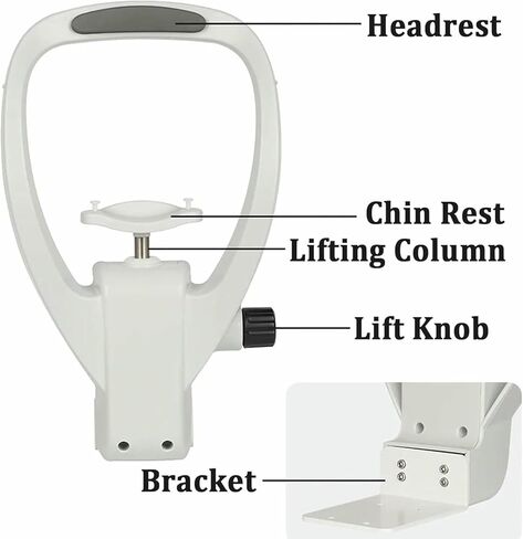 Chin Rest Forehead Support Optometry Accessories for Auto Refractometer,Stabilisers Supports Lifting- in Kuwait