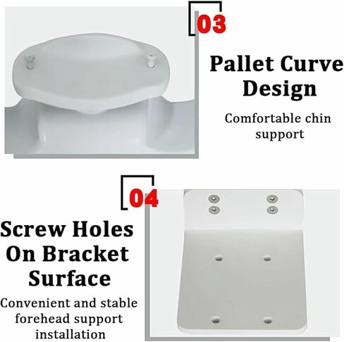Chin Rest Lifting Bracket with Adjustment Knob Equipment Support- in Kuwait