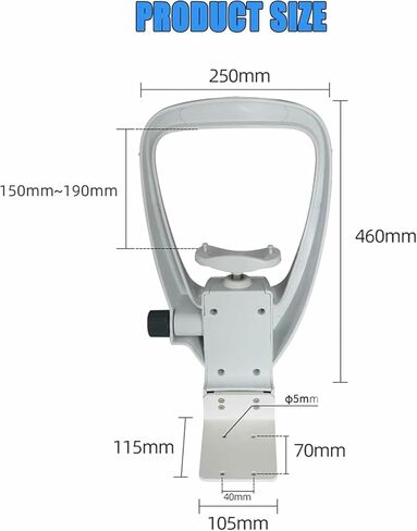 Ophthalmic Vision Training Bracket,Chin Rest Height Adjustable Accessory for Eyeglasses Equipment,Support for Improved- in Kuwait