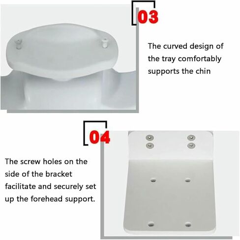 Ophthalmic Vision Training Bracket,Chin Rest Height Adjustable Accessory for Eyeglasses Equipment,Support for Improved- in Kuwait