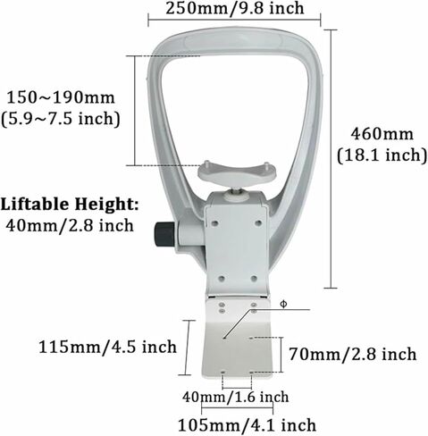 Optometry Equipment Accessories,Chin Rest Forehead Support,Ophthalmic Automatic Refractometer Support,Chin Rest Lifting Bracket- in Kuwait