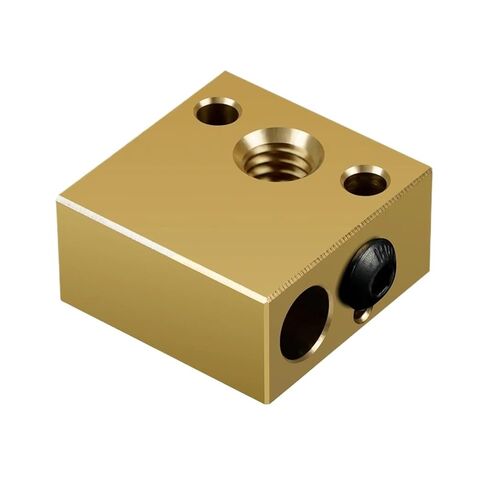 3D Printer CR10 Heated Block Titanium Alloy Heat Copper Plating(Aluminum Alloy) in Saudi Arabia