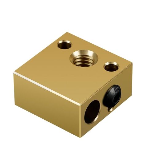 3D Printer CR10 Heated Block Titanium Alloy Heat Copper Plating(Aluminum Alloy) in Saudi Arabia