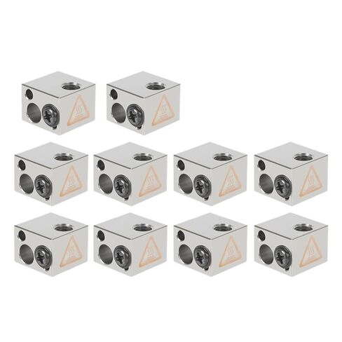 5/10pcs 3D Printer Parts Copper Heating Block Volcano Hotend Heat Nozzle(BP6 10pcs,Copper NV6) in Saudi Arabia