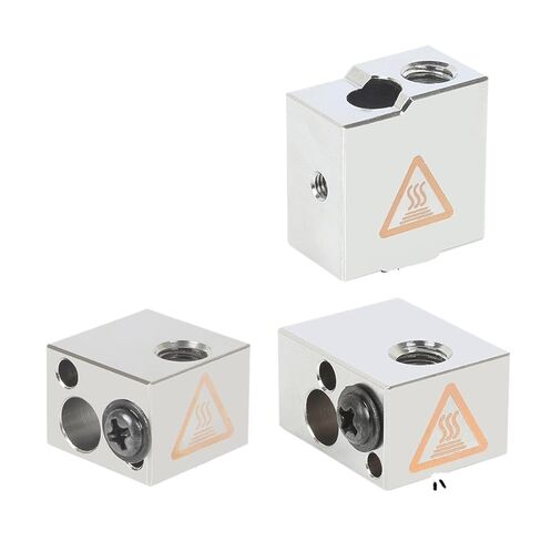 5/10pcs 3D Printer Parts Copper Heating Block Volcano Hotend Heat Nozzle(BP6 10pcs,Copper NV6) in Saudi Arabia