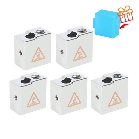 5/10pcs 3D Printer Parts Copper Heating Block Volcano Hotend Heat Nozzle(BP6 10pcs,Copper NV6) in Saudi Arabia