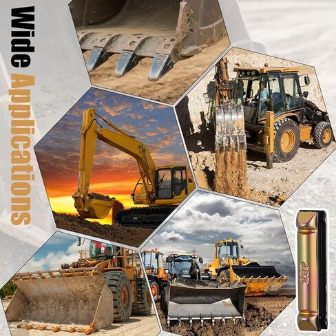 10 Pcs Bucket Teeth Flex Pins,Bobcat Bucket Teeth Replacement Dental Pin Compatible with 23 230 Buckets Tooth T23P D39094 6567620 23FP backhoes mini excavators Skid Steer Loader in Kuwait