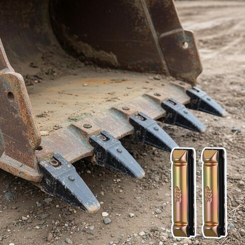 10 Pcs Bucket Teeth Flex Pins,Bobcat Bucket Teeth Replacement Dental Pin Compatible with 23 230 Buckets Tooth T23P D39094 6567620 23FP backhoes mini excavators Skid Steer Loader in Kuwait