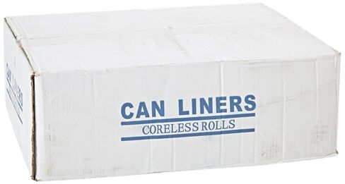 Spectrum CP434816N HDPE Institutional Trash Can Liner, Glutton, 48" Length x 43" Width x 16 Micron Thick, Natural (Case of 200) in Kuwait