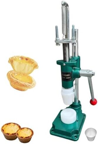 Egg Tart Pressing Machine | Manual Egg Tart Shell Making Machine | Commercial Custard Tart Shell Molding Forming Machine | for Home Use,Restaurant,Cake Shop in Saudi Arabia