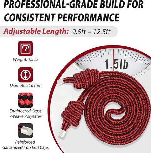 1.5lb Weighted Flow Rope for Men & Women – Heavy Rope Training Tool for Mobility, Coordination & Low-Impact Cardio in Saudi Arabia