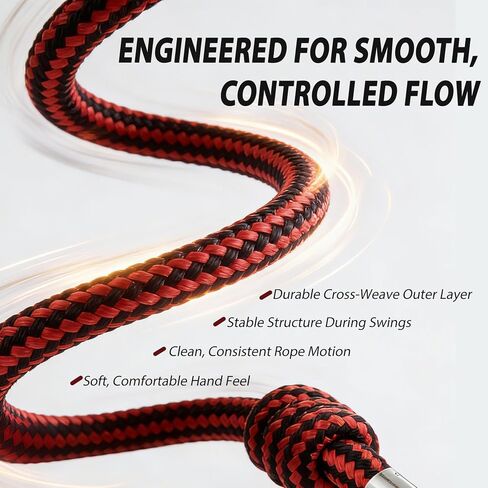 1.5lb Weighted Flow Rope for Men & Women – Heavy Rope Training Tool for Mobility, Coordination & Low-Impact Cardio in Saudi Arabia