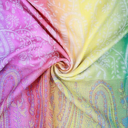 شالات ولف - Womens Purple Sclves Pashmina Rave وشاح شالات مع هامش في فصل الشتاء حافظ على دافئة (نمط 3 أرجواني) in Kuwait