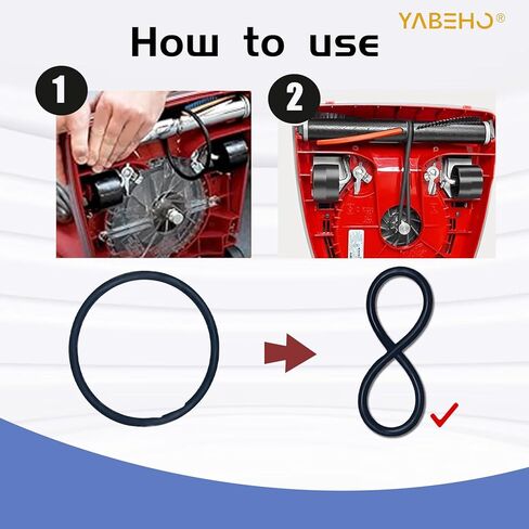 20-Pack 66100 30563B Round Vacuum Cleaner Belts – Compatible with Sanitaire & Eureka Upright Vacuums (Model SC679K, C2094,SC679K, SC684, SC688, SC689, SC886, SC887, SC888, SC9050D, Style RD) in Kuwait