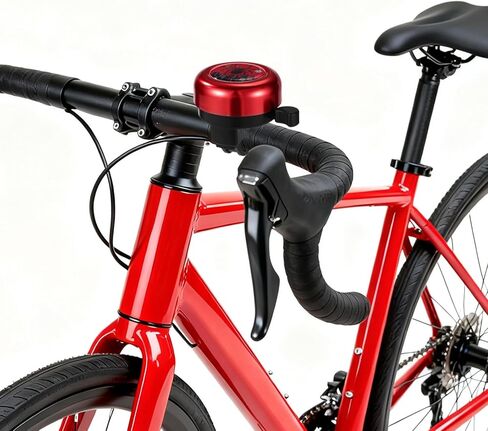 Bike Bell, Durable Loud Crisp Clear Sound Red Spider Bicycle Scooter Ringer Bell Funny Children's Bike Horn Accessories Suitable for Boys Girls Toddler Children Kids in Kuwait