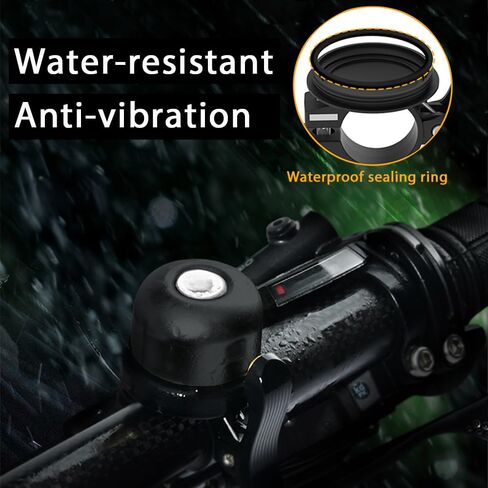 Bicycle Bell for Apple AirTag 120dB, AirTag Bike Mount GPS Tracker Waterproof Classic Brass Holder Hides Air Tag Under Bike Bell Anti-Theft in Kuwait