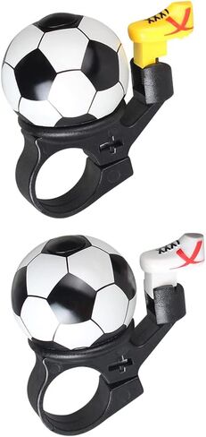 2 Pcs Bicycle Bell,Football Bike Bell Crisp Sound Mini Ringtone and Fun Bicycle Horns for Boys Girls Road, Electric, Mountain Bikes in Kuwait