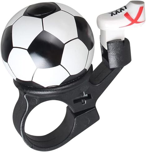 2 Pcs Bicycle Bell,Football Bike Bell Crisp Sound Mini Ringtone and Fun Bicycle Horns for Boys Girls Road, Electric, Mountain Bikes in Saudi Arabia