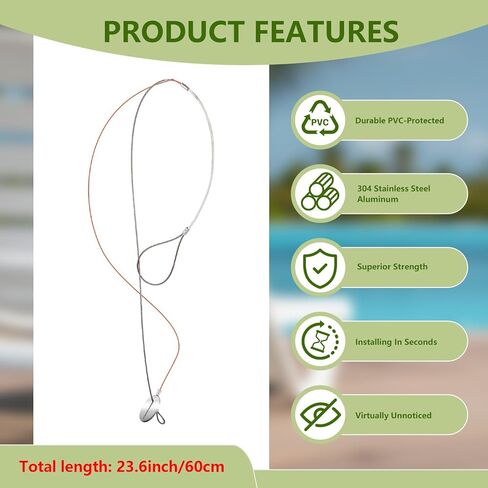 6 قطع مرساة للأثاث الخارجي - سطح متين من الألومنيوم 304 من الفولاذ المقاوم للصدأ أو مرساة للقاعدة للفجوة بين الألواح بقوة 400 رطل للكسر بسهولة إعادة وضع الكرسي والطاولة والشواية والزوارق in Kuwait