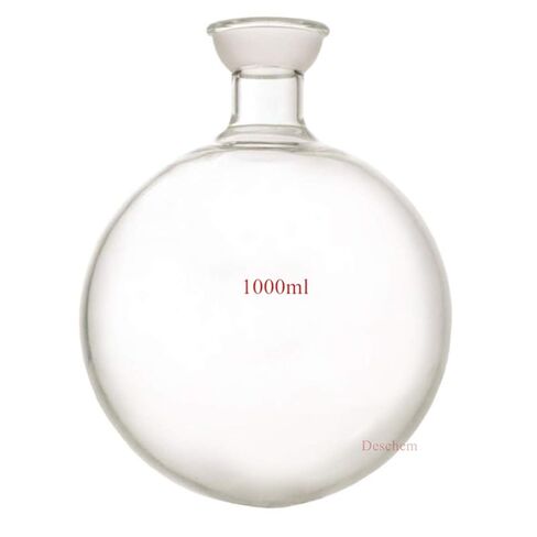 1000ml,S35 Spherical Joint,Glass Flask,Round Bottom,1 Litre 35/20 Ball Socket Reservoir Bottle in Saudi Arabia
