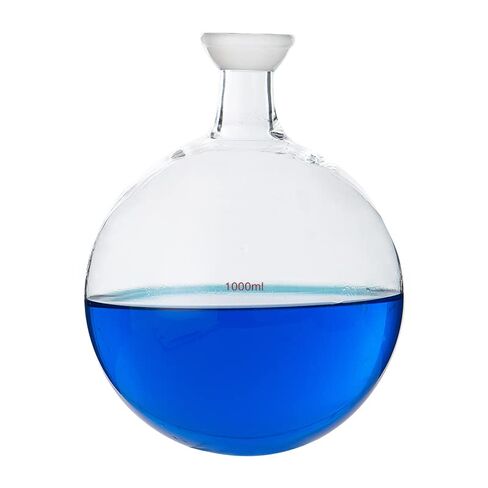 1000ml,S35 Spherical Joint,Glass Flask,Round Bottom,1 Litre 35/20 Ball Socket Reservoir Bottle in Saudi Arabia