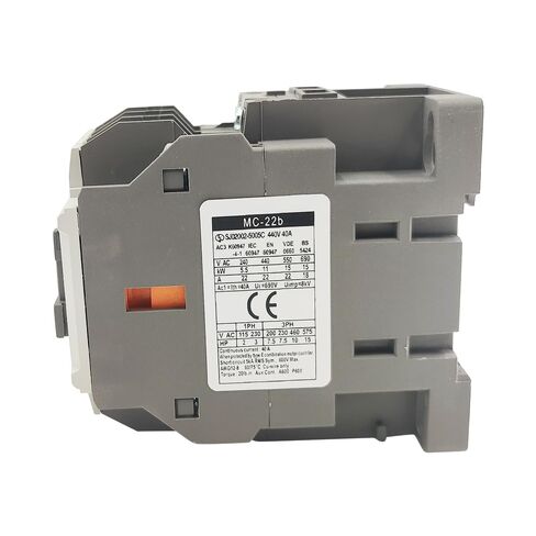 MC-22b 120V AC contactor 3P 22A 1NO1NC DIN Rail UL CE Listed in Saudi Arabia