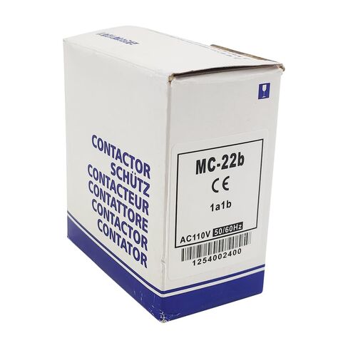 MC-22b 120V AC contactor 3P 22A 1NO1NC DIN Rail UL CE Listed in Saudi Arabia