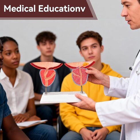 Prostate Pathological Anatomy Model - Male Urinary Reproductive System Model,Male Reproductive System Educational Model,Detachable 3D Prostate with BPH and Cancer for Medical Teaching in Kuwait