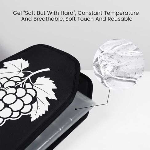 Insulated Wine Bottle Chiller Sleeve, Portable Wine Cooler for Temperature Control (White Grape) in Saudi Arabia