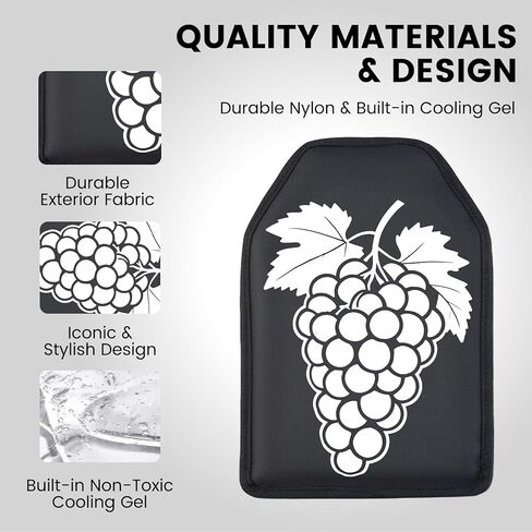 Insulated Wine Bottle Chiller Sleeve, Portable Wine Cooler for Temperature Control (White Grape) in Saudi Arabia