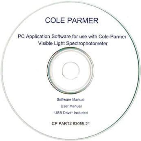 Cole-Parmer PC Application Software for Visible Light spectrophotmeter in Saudi Arabia